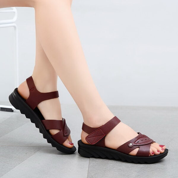 Flat heel soft sandals - Image 2