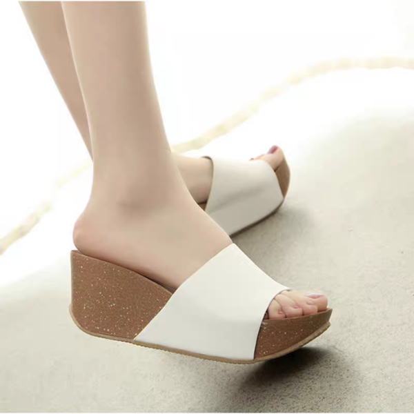 thick-soled wedge heels casual comfortable shoes for women - Image 3