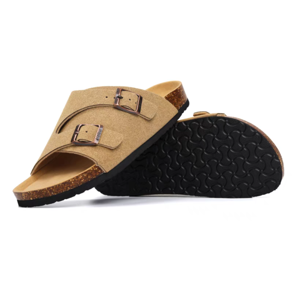 McBrun cork slippers for summer women - Image 2