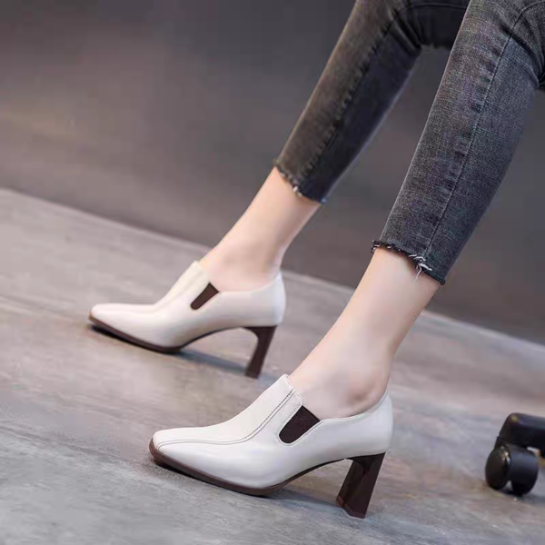 genuine leather high heels for women - Image 3