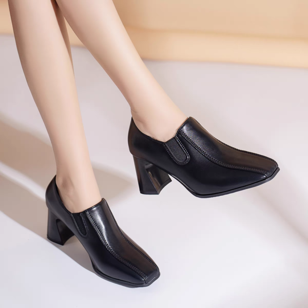 genuine leather high heels for women - Image 5