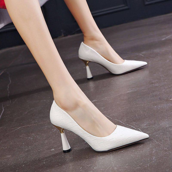 patent leather stiletto pointed toe shoes for women - Image 6